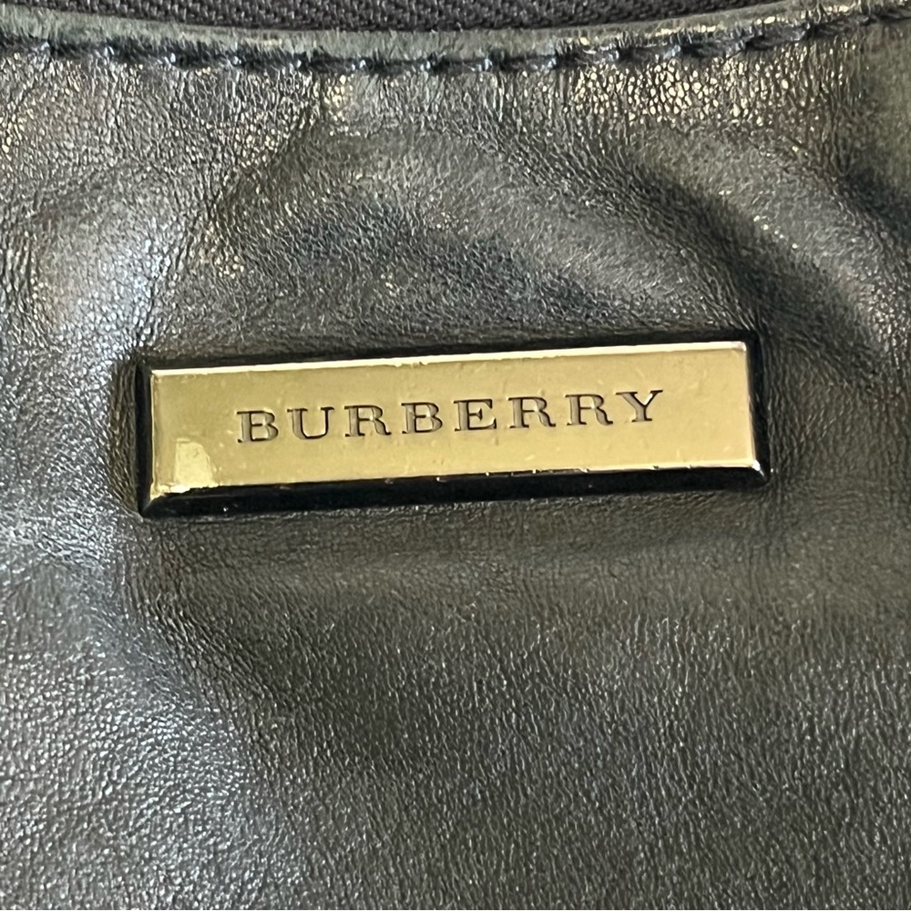 BURBERRY AUTHENTIC Maggie Soft Knot Calfskin Leather Black Hobo Bag WITH COA - Picture 5 of 16